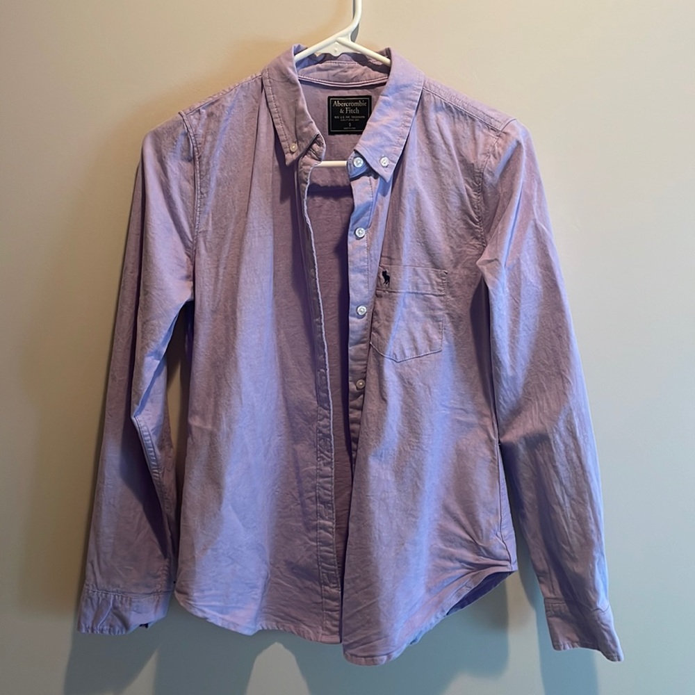abercrombie long sleeve button down